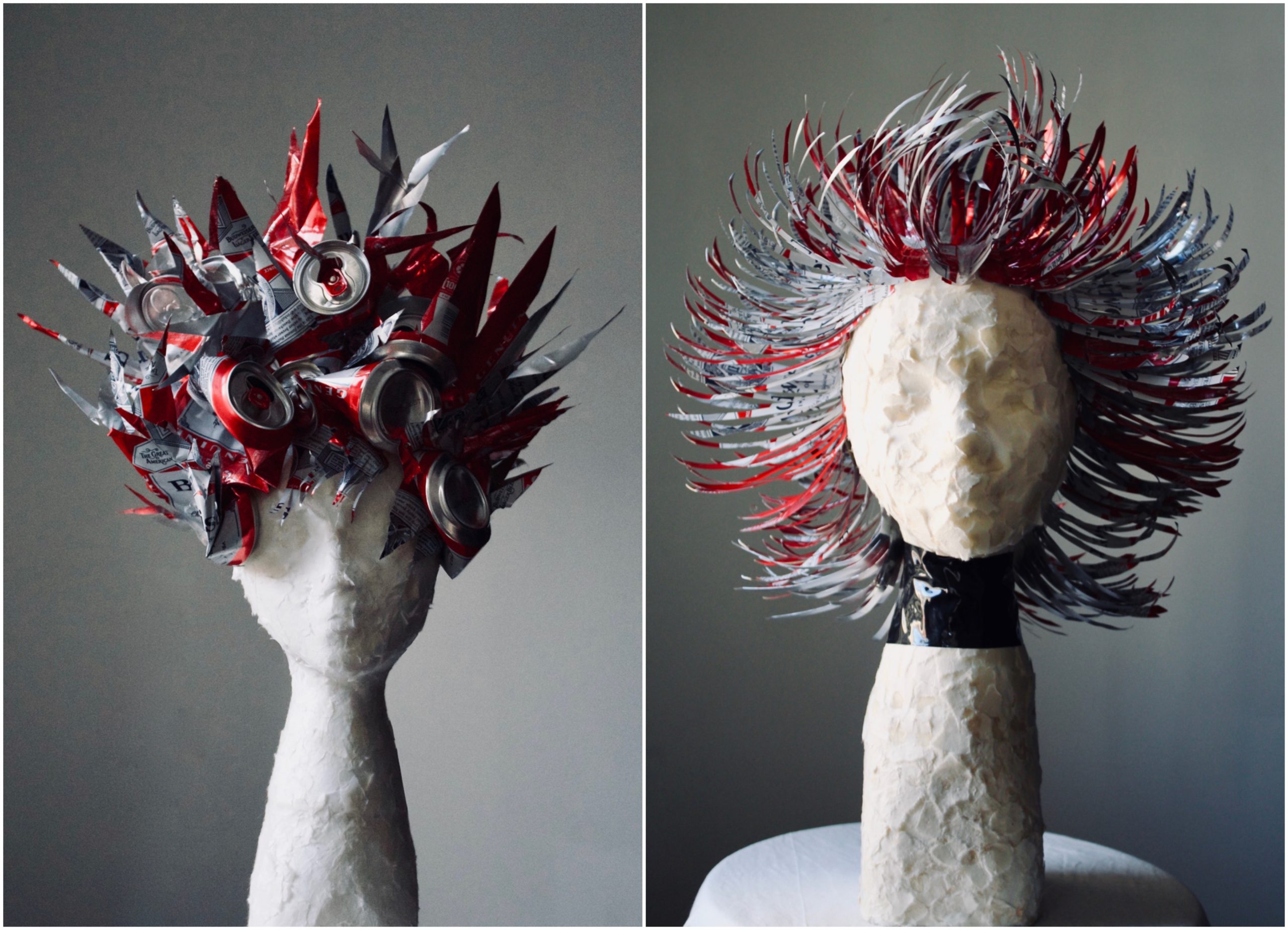 Our work is inspired by artistic sculptures of hair in the real